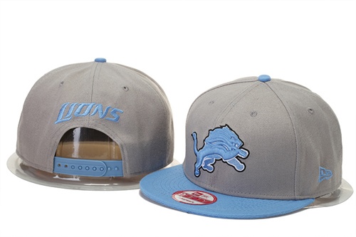 NFL Detroit Lions Logo Stitched Snapback Hats 010